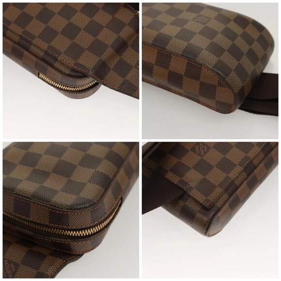 LOUIS VUITTON Damier Ebene Geronimos Shoulder Bag N51994 LV Auth 124677 - Picture 16 of 16
